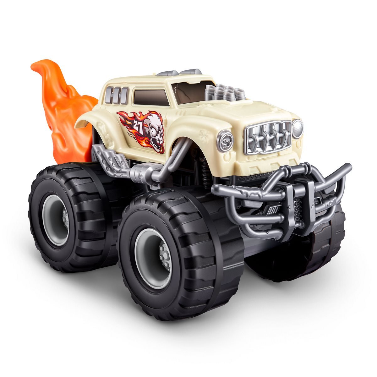 Rueda Sorpresa Con Playset Monster Truck Zuru - Naranja